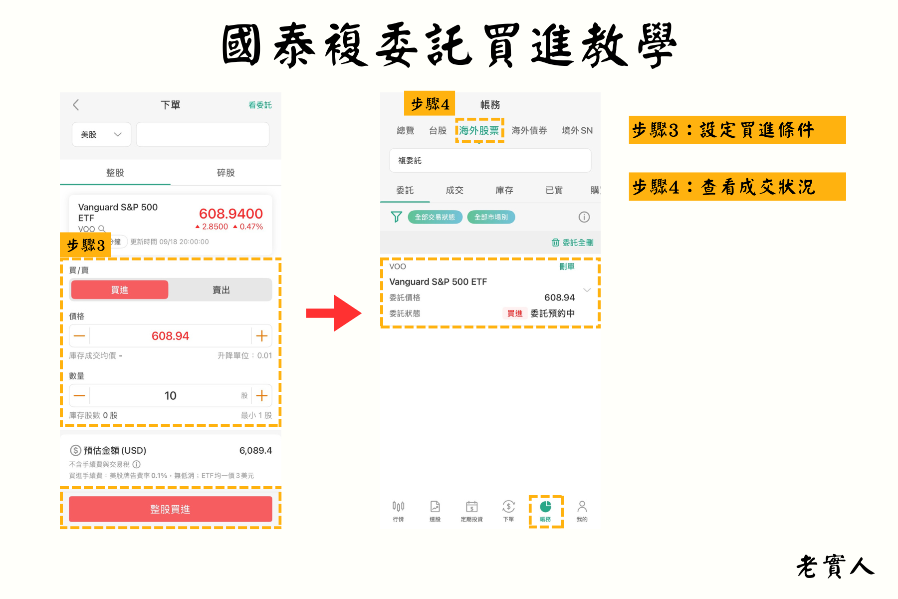 國泰複委託買進教學