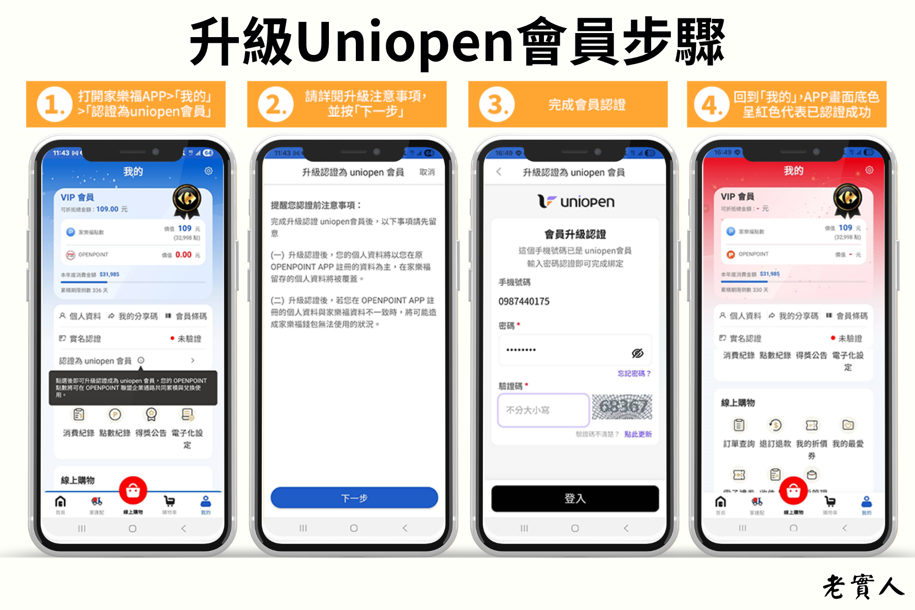 升級Uniopen會員步驟