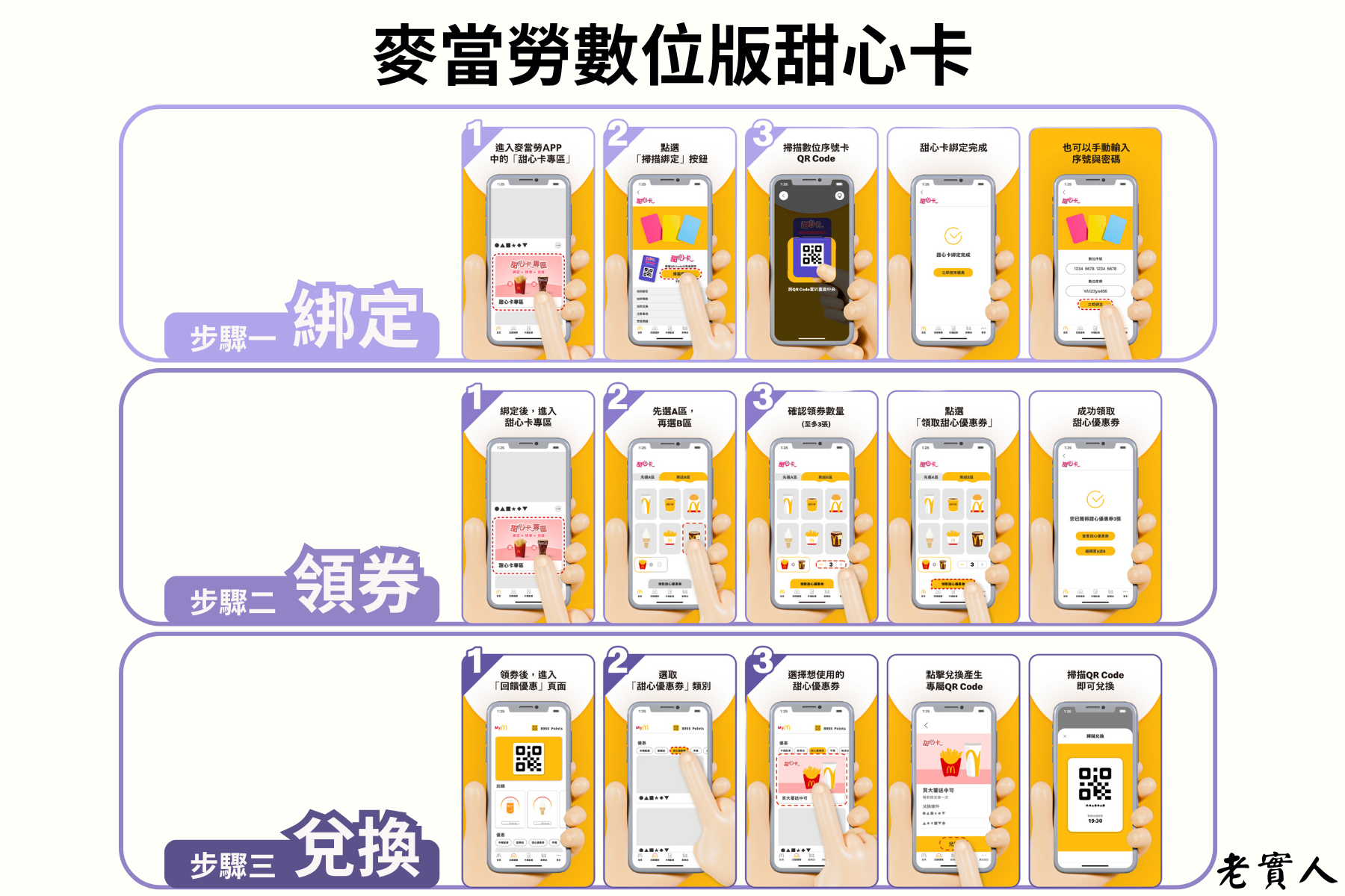 麥當勞數位版甜心卡