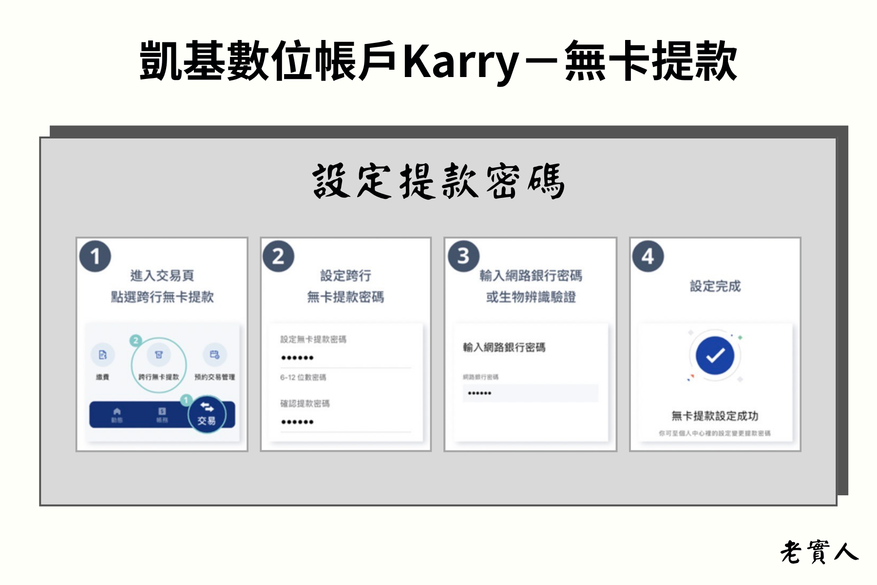 凱基Karry帳戶無卡提款