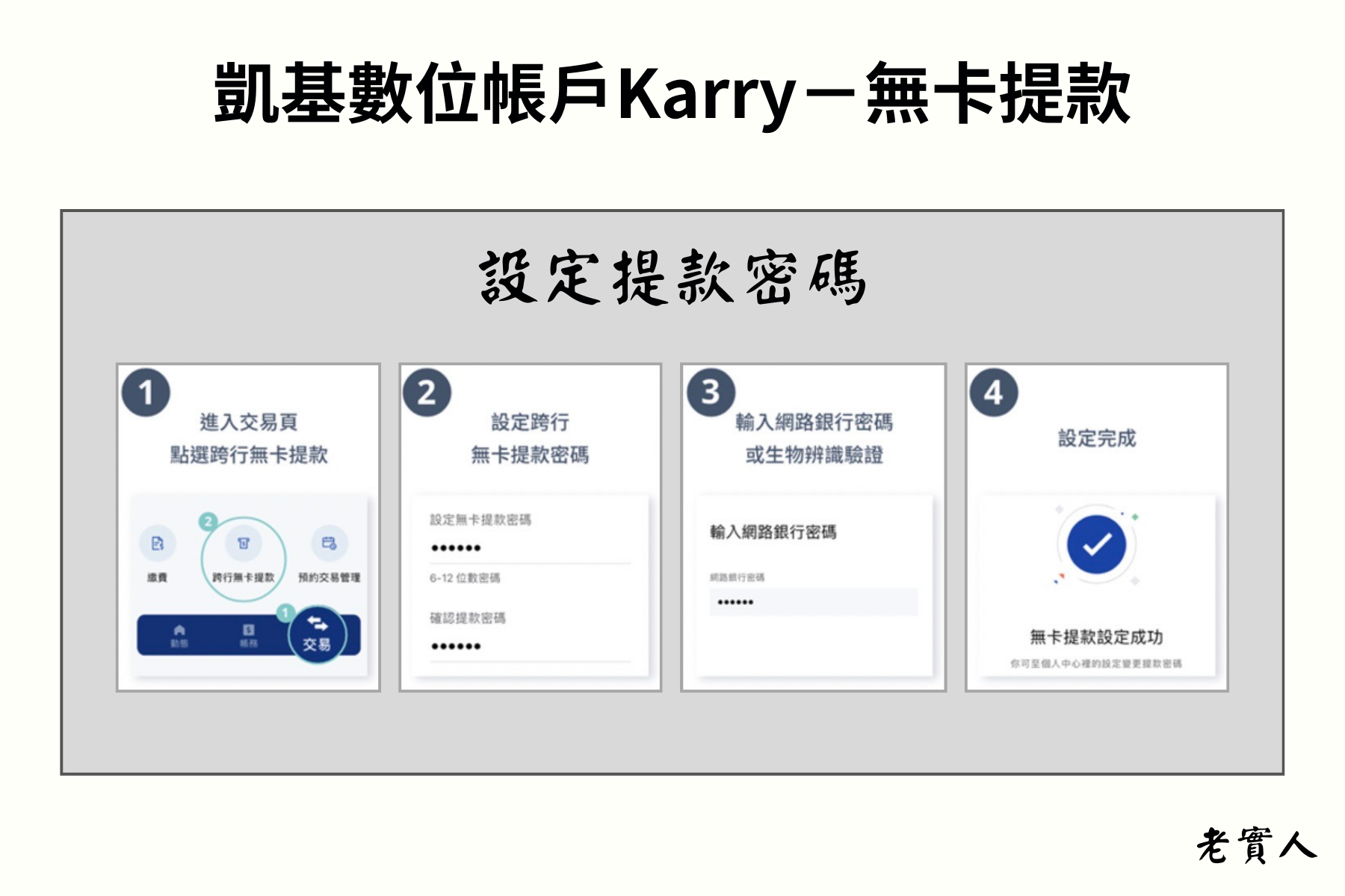 凱基銀行數位帳戶無卡提款