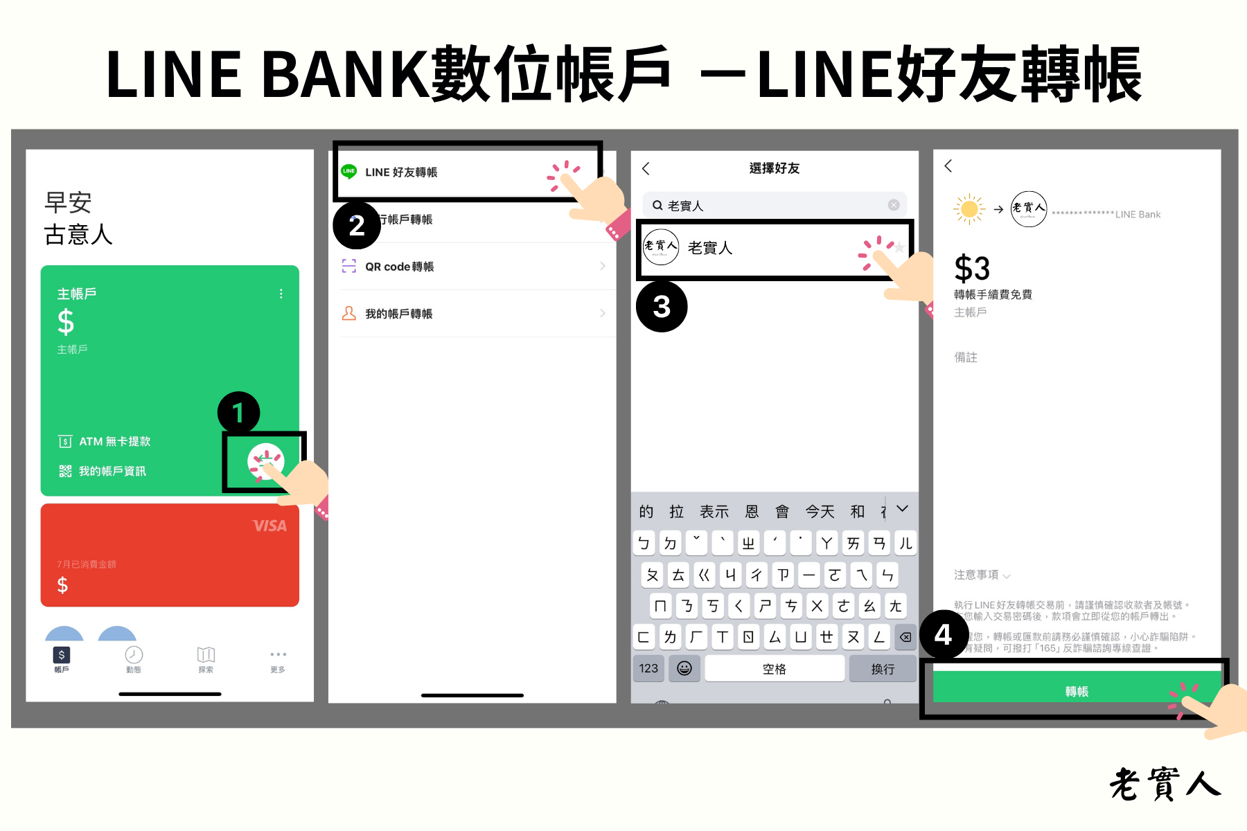 LINE BANK好友轉帳