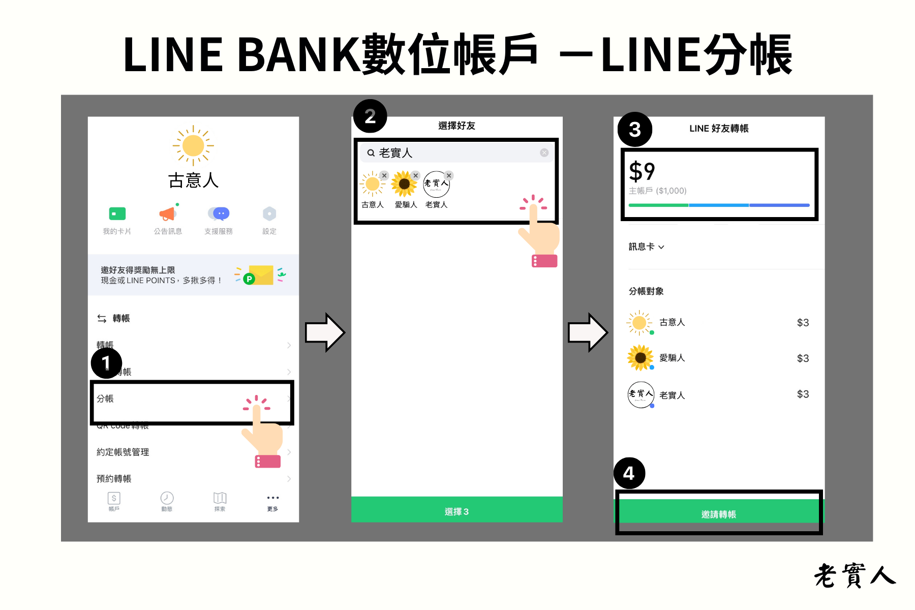 LINE BANK分帳